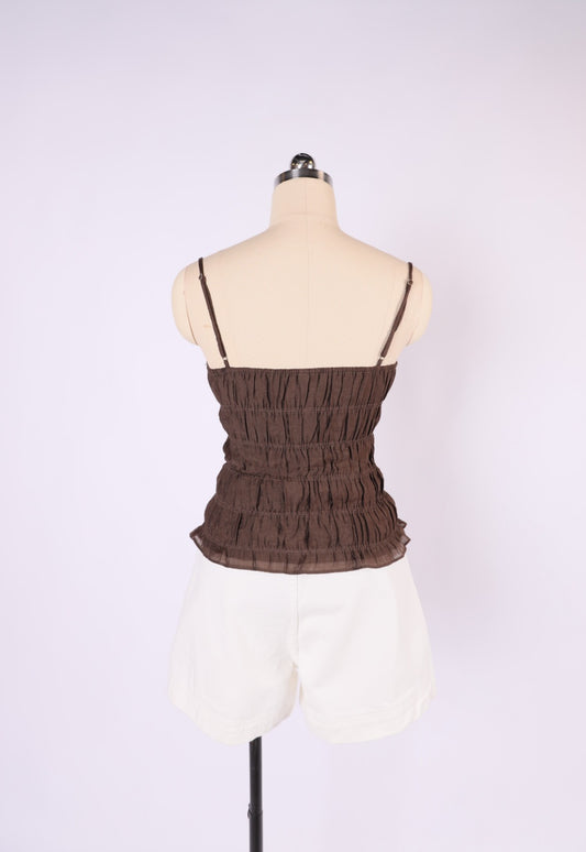 RUFFLED TOP OFF CHOCOLATE