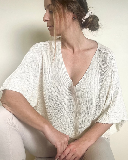 Lightweight Knit Off White