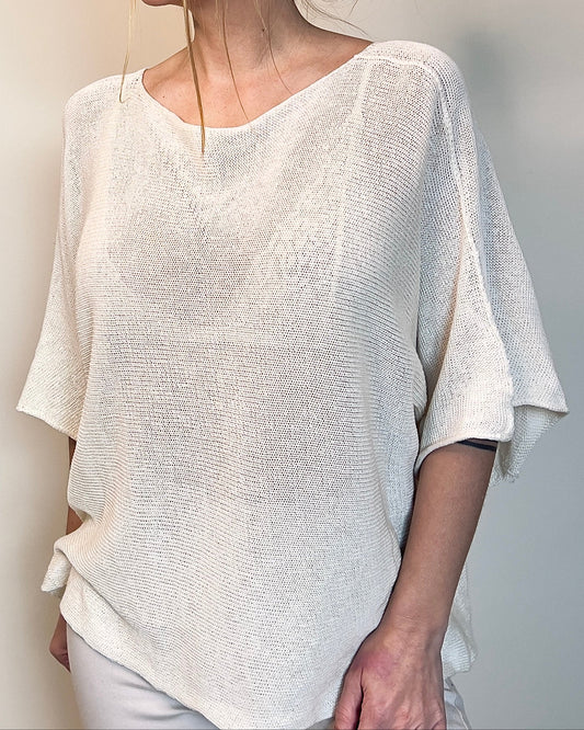 Lightweight Knit Off White