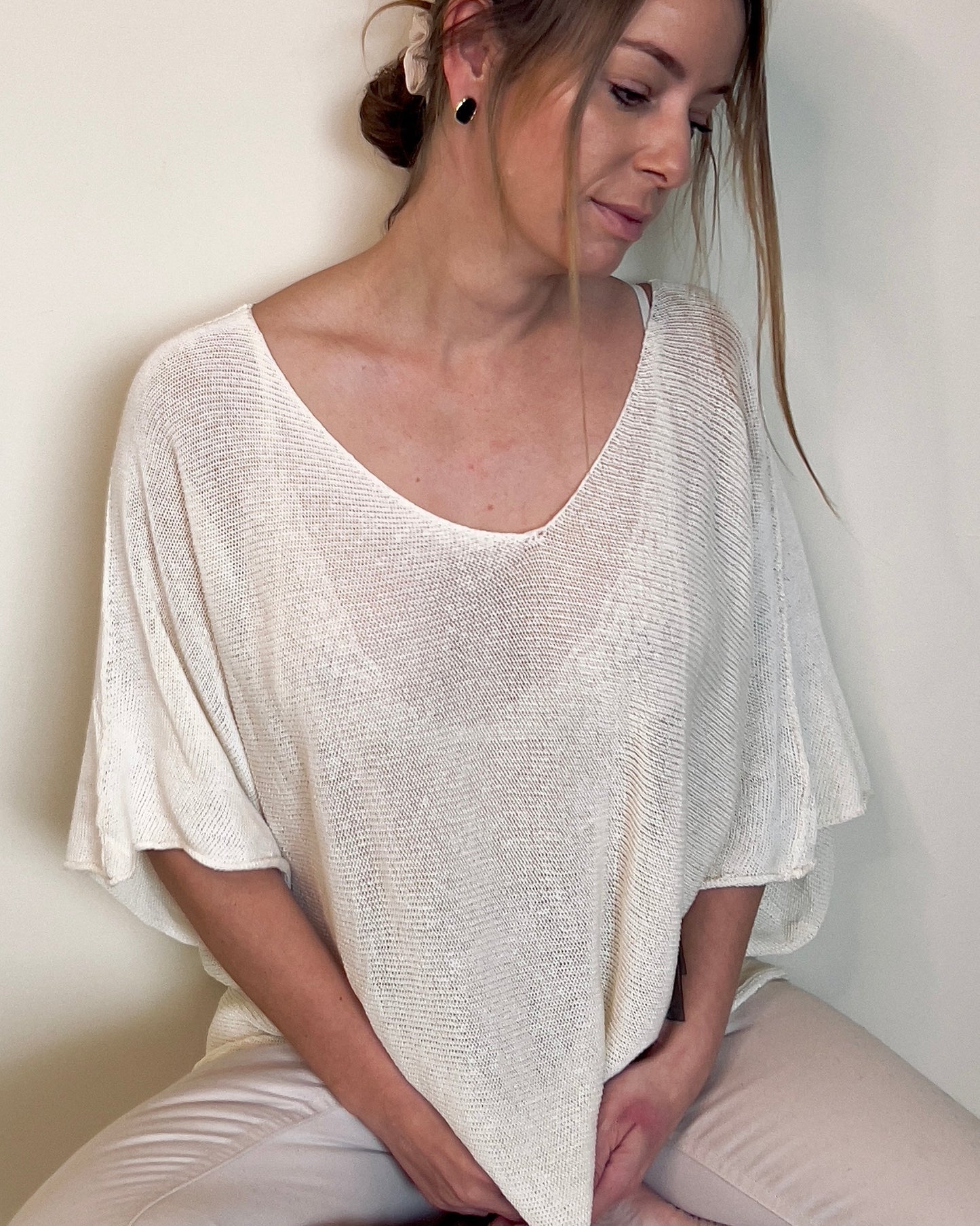 Lightweight Knit Off White