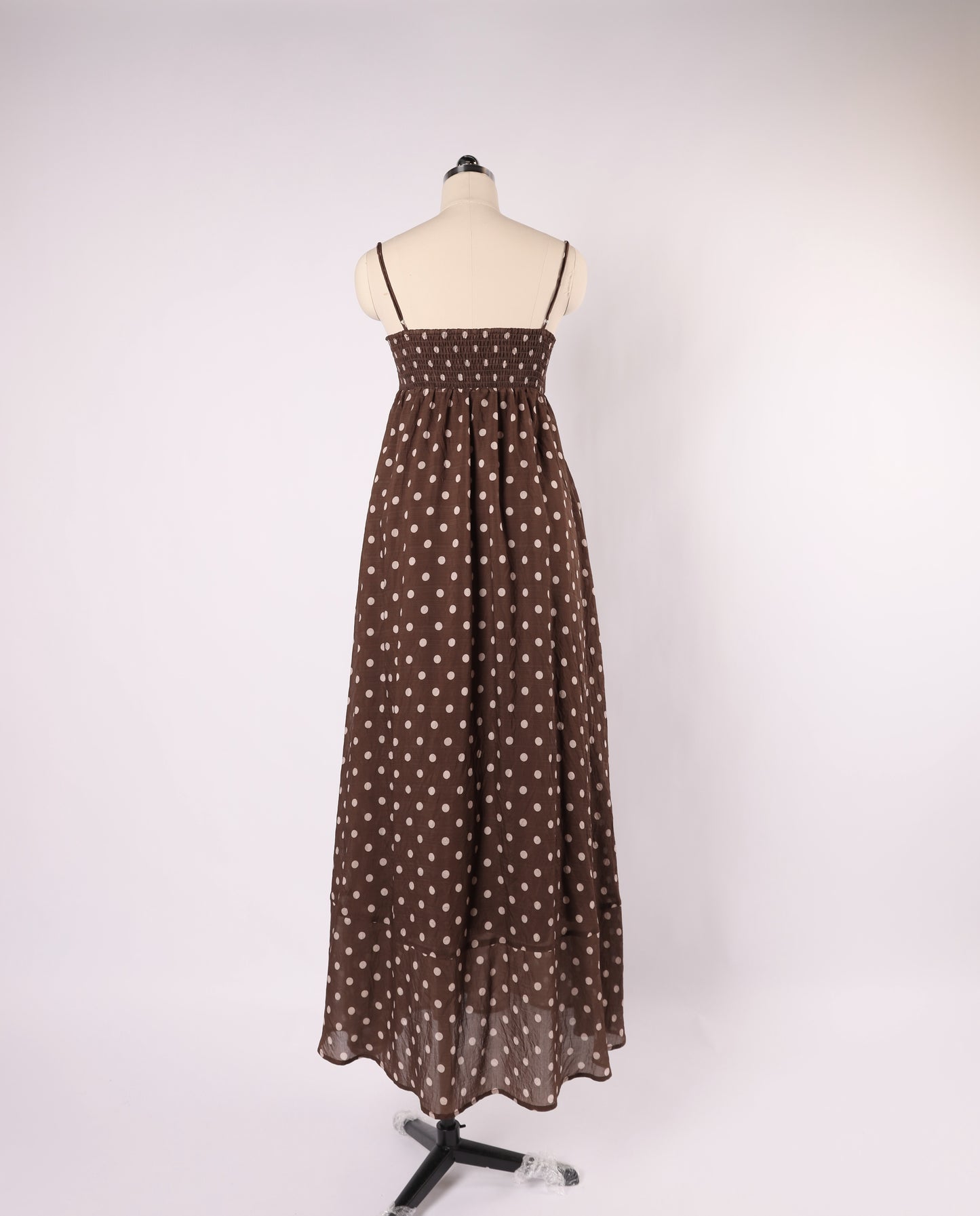 POLKA DOT MAXI DRESS